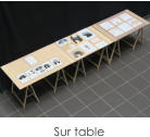 Sur table